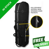 First Class Black Golf Travel Bag